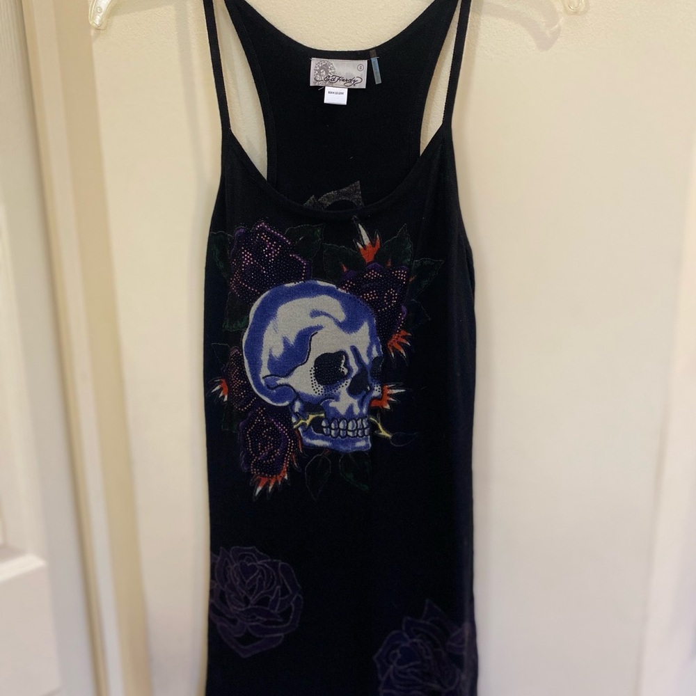Black Ed Hardy Woman’s Tank Top
